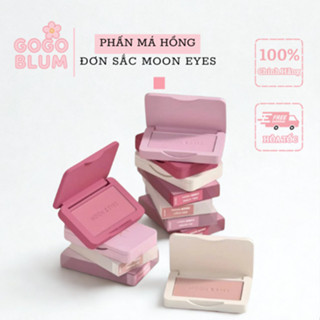 MOONEYES Phấn Má Hồng Moon Eyes Đơn Sắc Mịn Lì Tự Nhiên GOGO BLUM Matte Blush khối lượng 6.5g
