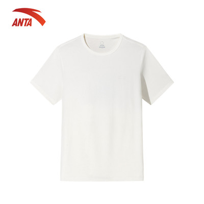 ANTA Nam Outdoor Camping Áo thun tay ngắn Áo Phông Nam T-shirt form rộng rãi 1525B6103