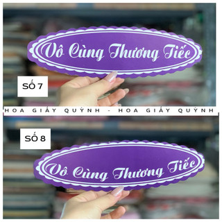BANNER/ TAG CHIA BUỒN (48-50 CÁI)