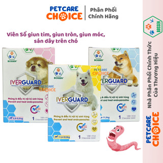Bossen IVERGUARD Viên Tẩy Giun Sán Cho Chó, Phòng Ngừa Giun Tim
