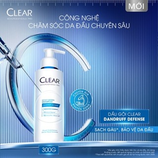   MỚI  Dầu gội sạch gàu và bảo vệ da đầu Clear Scalpceuticals Pro Dandruff Defense 300G 