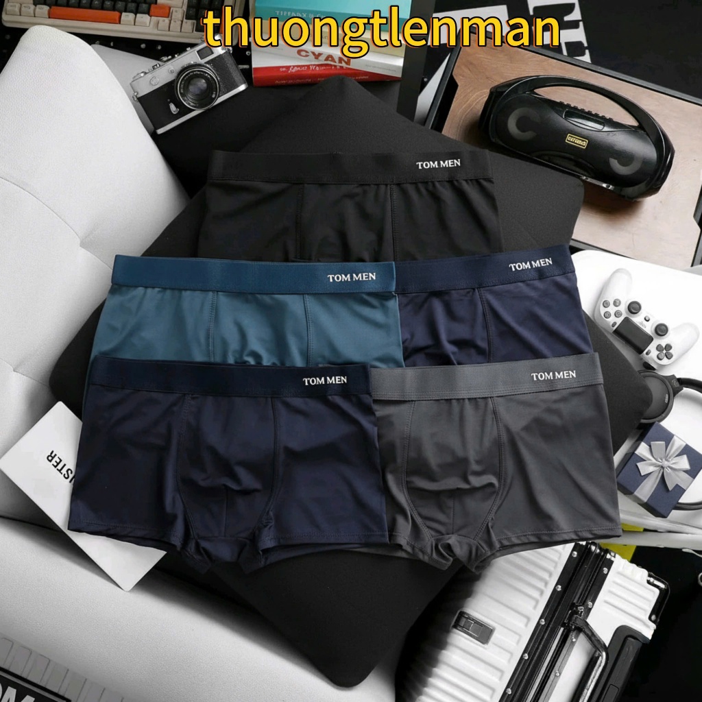 [ HÀNG ĐẸP ] Quần Sịp 5 QUẦN LÓT Nam TOMMEN BÉ ĐA DẠNG MÀU kháng khuẩn,thun lạnh mềm mại