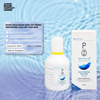 (HOẢ TỐC HN) Dung Dịch Ngâm Kính Áp Tròng SINGAPORE CONTACT LENS SOLUTION 120ml – Bảo Quản & Làm Sạch Lens