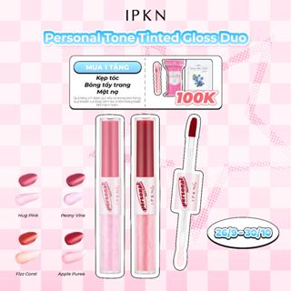 Son Tint Hai Đầu Tiện Lợi IPKN Personal Tone Tinted Gloss Duo (T5-T6/2028)