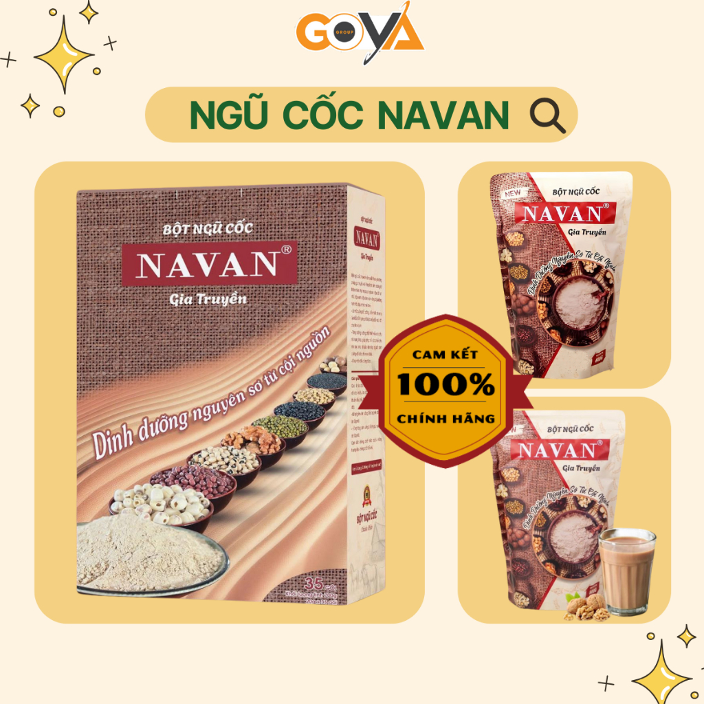 Ngũ cốc Navan chính hãng, ngũ cốc cho bà bầu, ngũ cốc lợi sữa, ngũ cốc dinh dưỡng