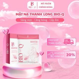 Mặt nạ dừa BIOCELL và Vỏ Thanh Long BIO-Q  Hộp 5 miếng  