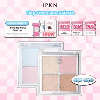 Bảng Bắt Sáng Highlight 4 Ô IPKN Flap One Face Palette 9,6g 02/2027