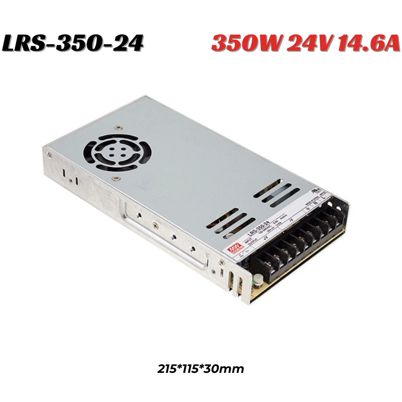 Nguồn Meanwell LRS 24V DC 350W, Chuyển Nguồn 24V 14.6A, Bộ Đổi Nguồn 220V Sang 24V, Nguồn Tổ Ong