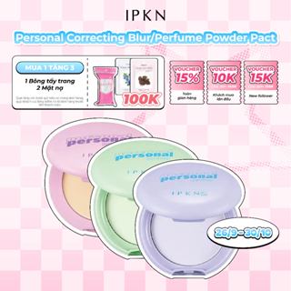 Phấn Phủ Nén Siêu Mịn Hương Nước Hoa Daiso IPKN Personal Perfume Powder/Tone Correcting Blur Pact 5.5/9g