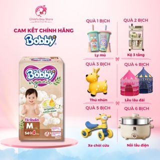 Tã Quần Bobby Organic Unicharm Nhật Bản – Size M/L/XL/XXL/XXXL – Organic Cotton, Chiết Xuất Thiên Nhiên An Toàn Cho Bé