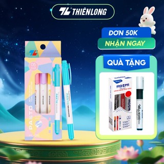 Combo 5/10/20 Bút dạ quang màu Pastel Thiên Long Pazto HL-016 - Bút dạ quang rửa được - Không để lại vết khi Photocopy