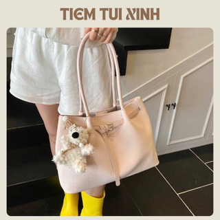  Túi tote da đeo vai đựng vừa laptop phong cách basic phù hợp đi học đi làm - T83 