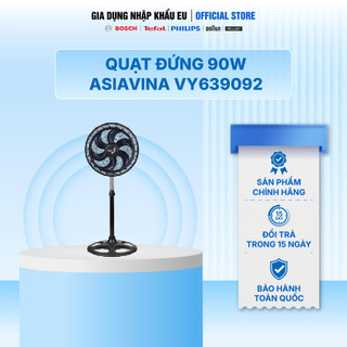 [Chỉ Giao Hoả Tốc Hà Nội] Quạt Đứng ASIAvina TURBO PLUS VY639092 | 90W | Sức Gió Mạnh, Giảm Tiếng Ồn | Bảo Hành 24 Tháng