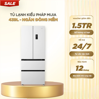  Tủ lạnh Xiaomi Mijia 439L kiểu Pháp – Thiết kế âm tường có ngăn đông mềm 