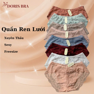  Quần Lót Nữ Ren Doris Gợi Cảm Sexy Siêu Mỏng Xuyên Thấu 