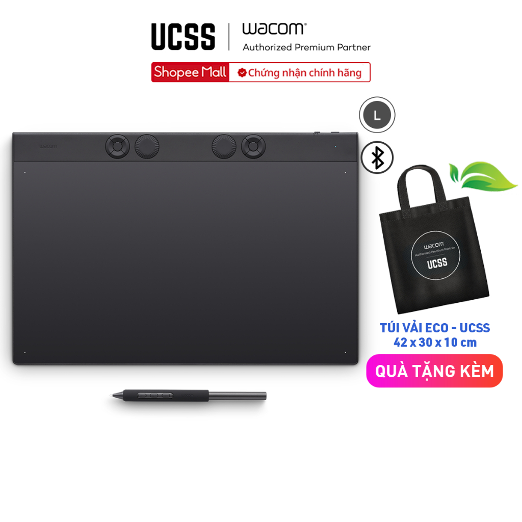Bảng Vẽ Điện Tử Wacom Intuos Pro L PTK-870 (Model 2025)