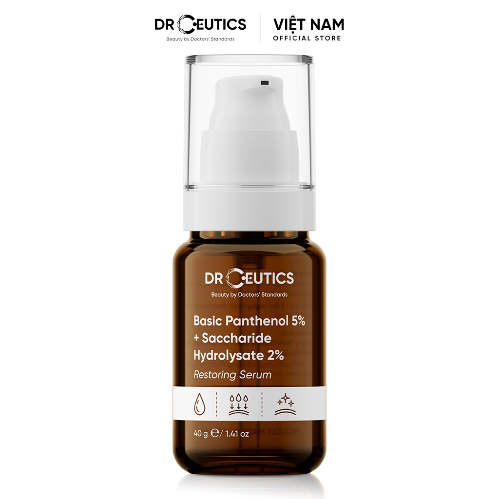 [Chính hãng]DrCeutics Serum Phiên Bản Nâng Cấp Basic B5 5% + Saccharide Hydrolysate 2% Restoring Ser