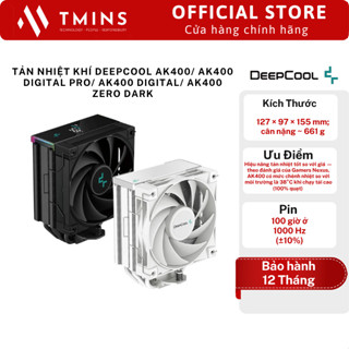 Tản nhiệt khí Deepcool AK400/ AK400 DIGITAL PRO/ AK400 DIGITAL/ AK400 ZERO DARK - Hàng chính hãng