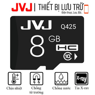 Thẻ Nhớ JVJ 8G Class 10 - Dùng Cho Điện Thoại, Máy Ảnh, Loa, Đài,... Bảo Hành 5 Năm
