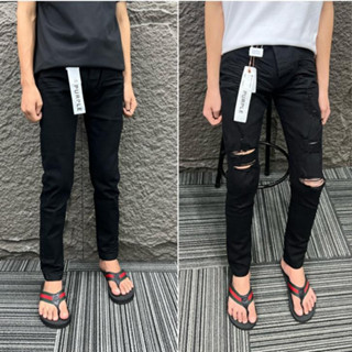  Quần jean nam PURPLE đen 4 cúc co dãn thời trang form dáng chuẩn phong cách boy phố Men_shop. 