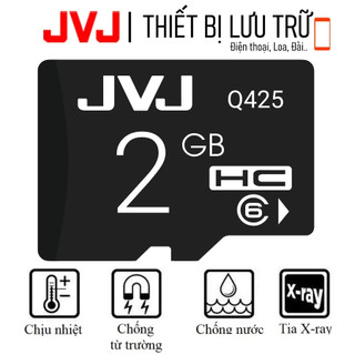 Thẻ nhớ 2G JVJ C10 tốc độ cao - Dùng Cho Điện Thoại, Máy Ảnh, Loa, Đài,... Bảo Hành 5 Năm 1 Đổi 1