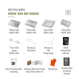 Bộ Phụ Kiện Nồi Chiên Hơi Nước OLIVO SF16