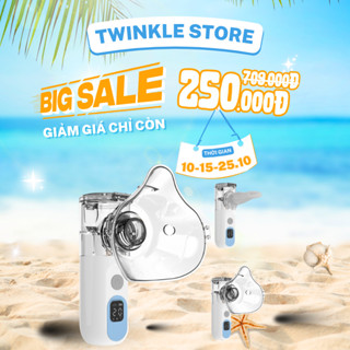 Máy Xông Khí Dung Mini 3 Mặt Nạ Cầm Tay Sạc Nhanh Type-C Tự Làm Sạch Màn Hình LED Nhỏ Gọn