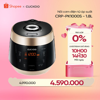 Nồi cơm điện tử áp suất CUCKOO CRP-PK1000S 1,8 lít - Hàng chính hãng