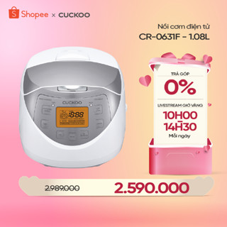 Nồi cơm điện tử CUCKOO 1.08L lít CR-0631F - Hàng chính hãng - Chất lượng Hàn Quốc