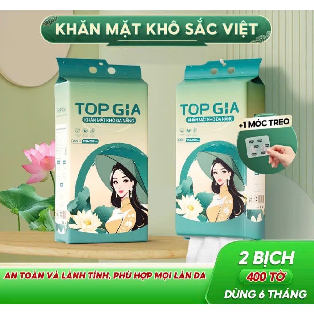 Khăn Mặt Khô Đa Năng Treo Tường Top Gia