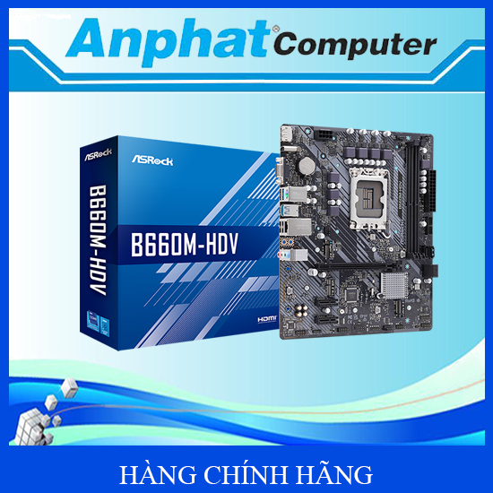 Bo mạch chủ Main ASROCK B660M PRO RS Socket LGA 1700 - Hàng chính hãng