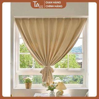  Rèm Cửa Dán Tường - Không Cần Khoan,Vải Trơn 1 Màu Cản Nắng,Decor Phòng Ngủ,Giường Tầng Tủ Đồ 