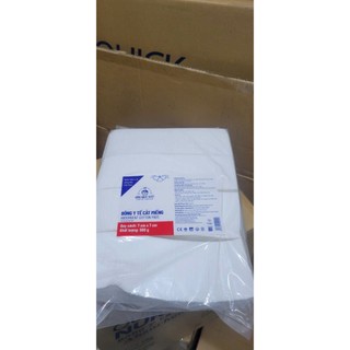 Bông Y Tế Cắt Miếng 7*7cm 500g Bông Bạch Tuyết