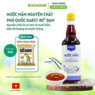 Nước mắm cá cơm nguyên chất Karst 40N, truyền thống tại Phú Quốc  (520ml)