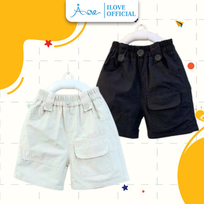 [MỚI] Quần Ngố Đùi KAKI TÚI HỘP cho bé trai AORE cá tính sành điệu, Quần Short KAKI dáng Lửng đi học,đi chơi 8-35kg