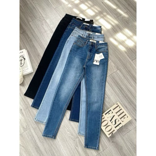 Quần jeans xuất khẩu co giãn phom ôm