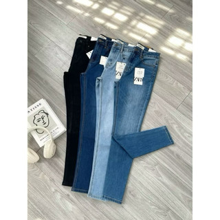Quần jeans xuất khẩu co giãn phom ôm