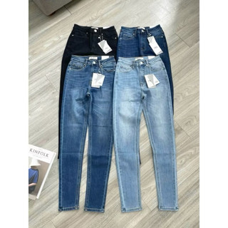 Quần jeans xuất khẩu co giãn phom ôm