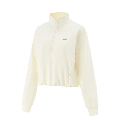 Áo Khoác Nỉ Không Mũ Thể Thao Nữ Li-Ning Tập luyện/Training AWDV506-1V