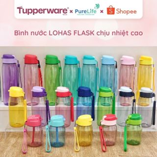 Các size bình nước Lohas Tupperware chịu nhiệt cao,không chứa BPA ,đựng nước đi học, đi làm