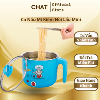 Ca Nấu Mì Chống Dính Đa Năng Nhanh Sôi Tiết Kiệm Điện Tiện Lợi Sử Dụng Cho Sinh Viên (GVQ Store)