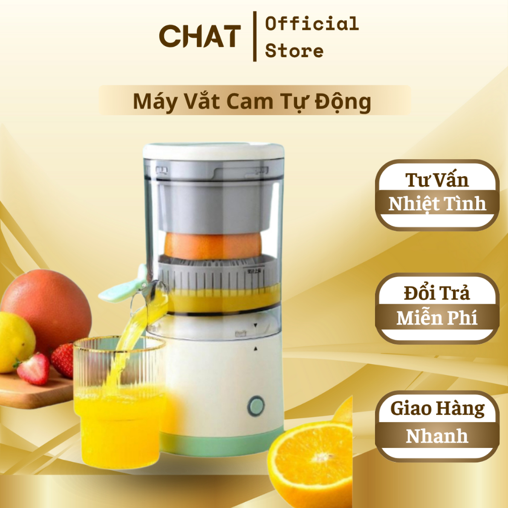Máy Vắt Cam Tự Động Ép Hoa Quả Công Suất 45W Thông Minh Đa Năng Tiện Dụng Cho Gia Đình (GVQ Store)