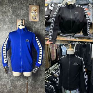  ÁO khoác nam nữa KAP.PA thể thao cao cấp phối viền tay in sọc 2 bên ,chất vải cotton mẫu mới hottrend 