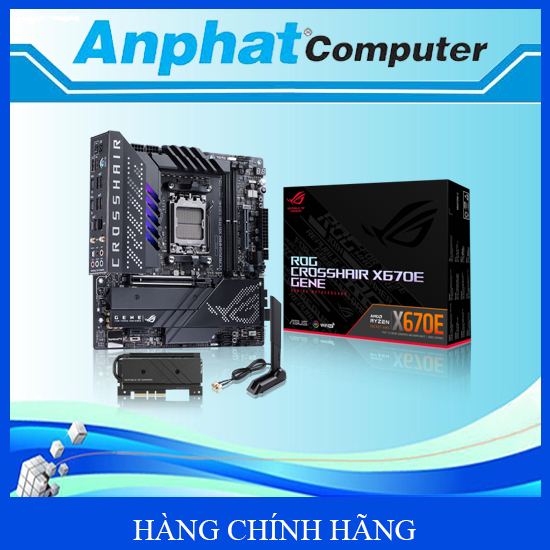 Bo mạch chủ Main ASUS ROG CROSSHAIR X670E GENE Socket AMD AM5 - Hàng Chính Hãng