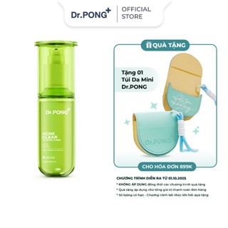 Toner hỗ trợ giảm mụn, kiềm dầu Dr.PONG Acne Clear Glowing 100ml