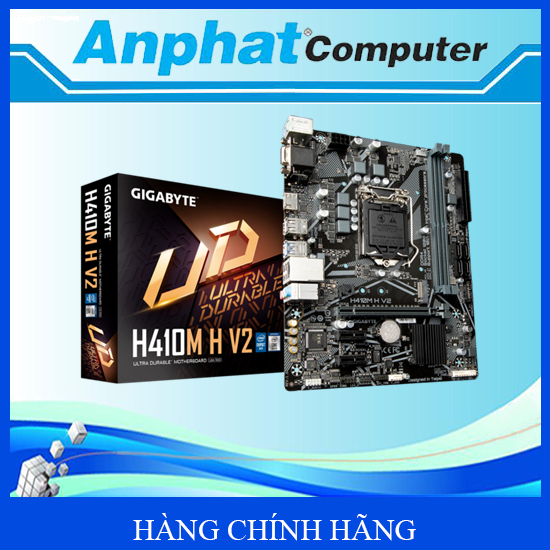 Bo mạch chủ Main Gigabyte H410M-H V2 - Hàng Chính Hãng - Bảo hành 36 tháng