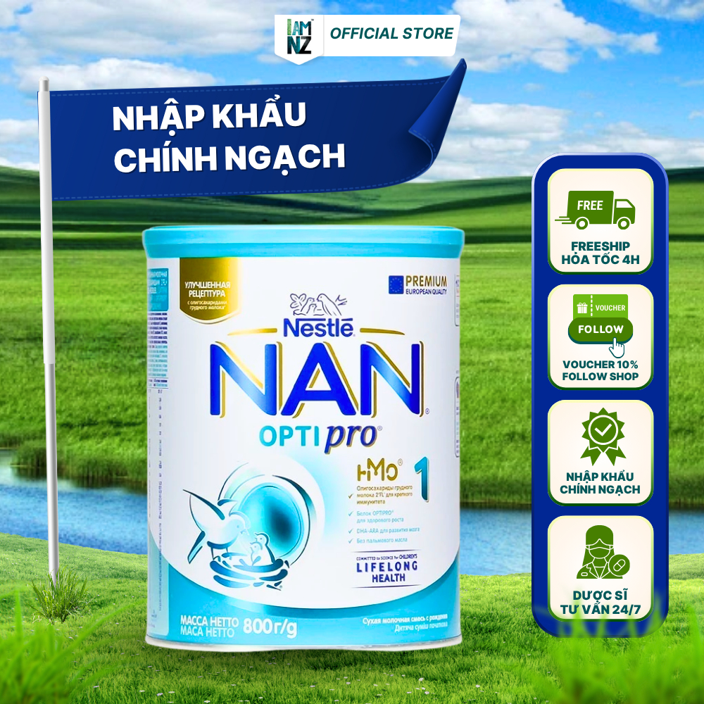 SỮA NAN NGA hộp MÓP - date.2027 - 800G số 1 - sữa mát tăng cân