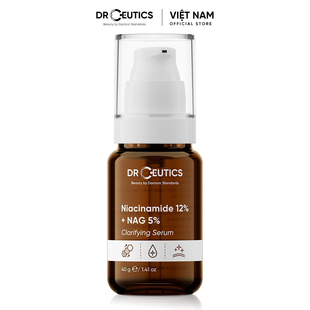 [Chính hãng] DrCeutics Serum B3 12% Phiên Bản Nâng Cấp Niacinamide 12% + NAG 5% Clarifying Serum