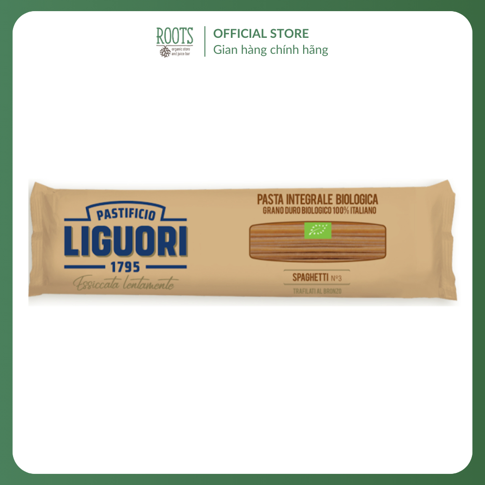 (Ship hỏa tốc) PASTIFICIO LIGUORI - Mì Ý Nguyên Cám Hữu Cơ, Pasta Integrale Biologica, Spaghetti No.