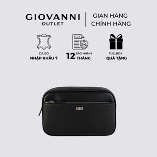 Bóp Tay Nam Bernini by Giovanni Full zip clutch Da Bò Cao Cấp BCL0009-1
